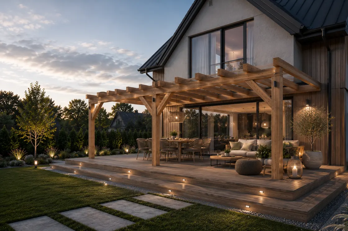 Pergola drewniana
