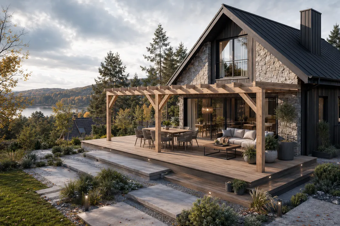 Pergola drewniana