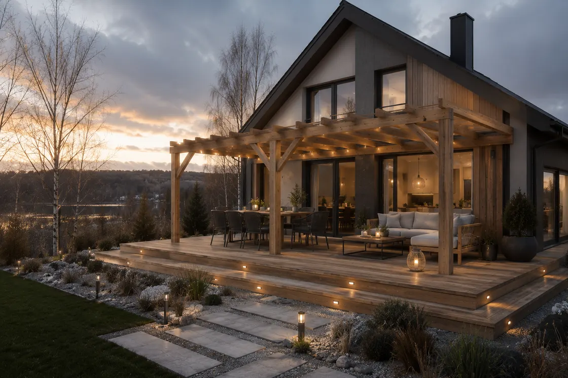 Pergola drewniana