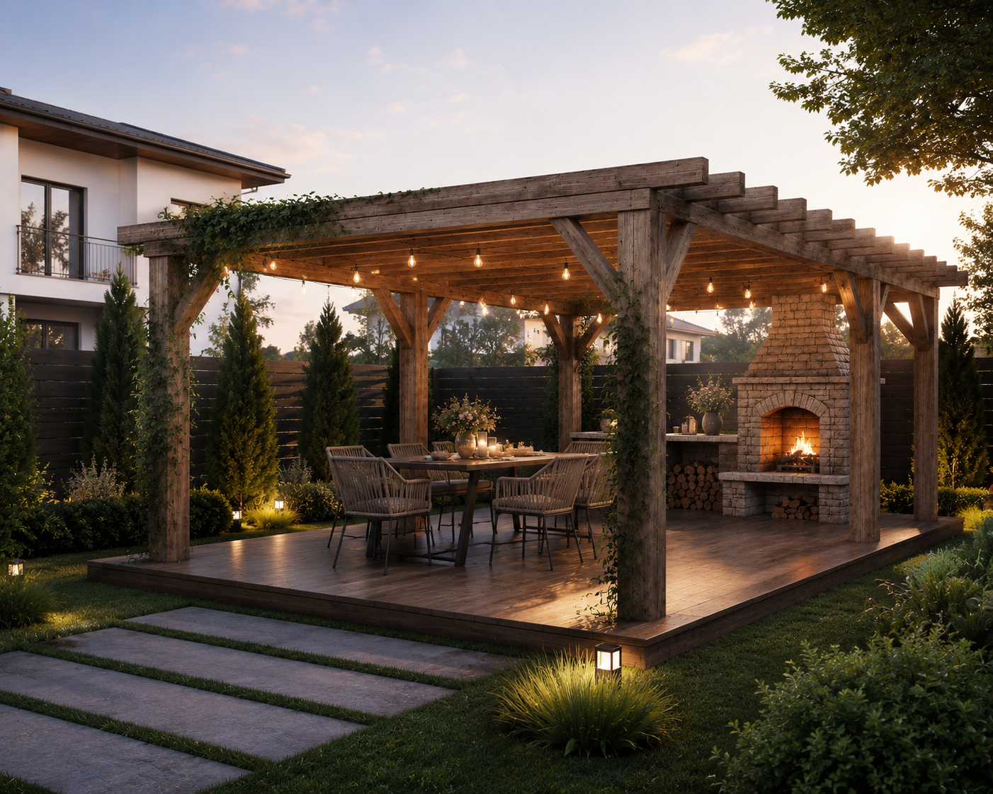 Pergola wolnostojąca