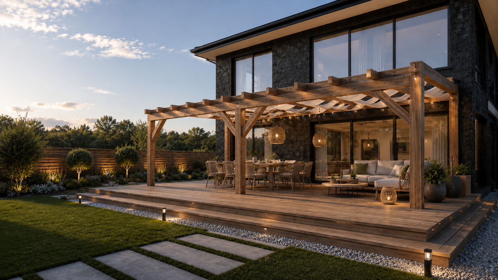 Pergola drewniana